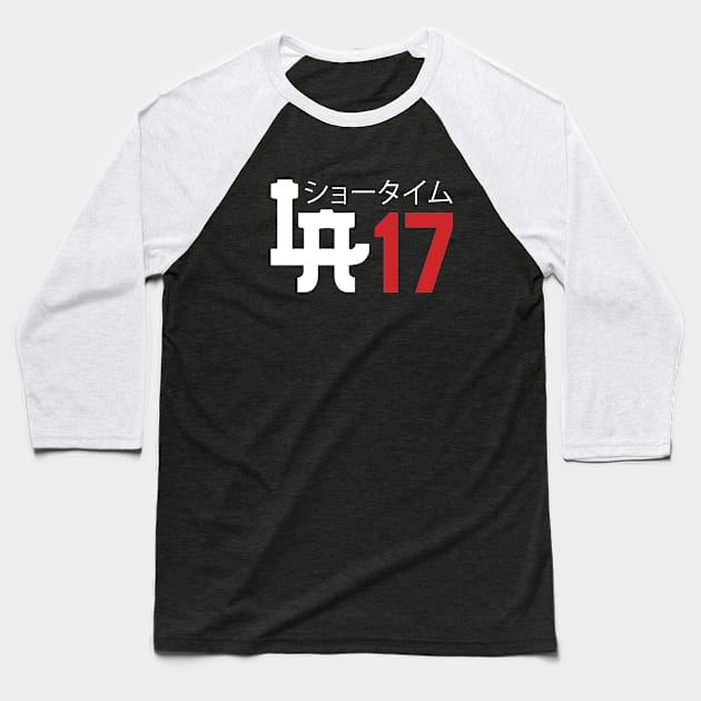 LA 17, Shotime Los Angeles Baseball design Baseball T-Shirt by FanSwagUnltd